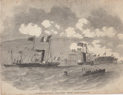 Departure of the Imperial Visitors in the 'Empress' Steamer for Boulogne